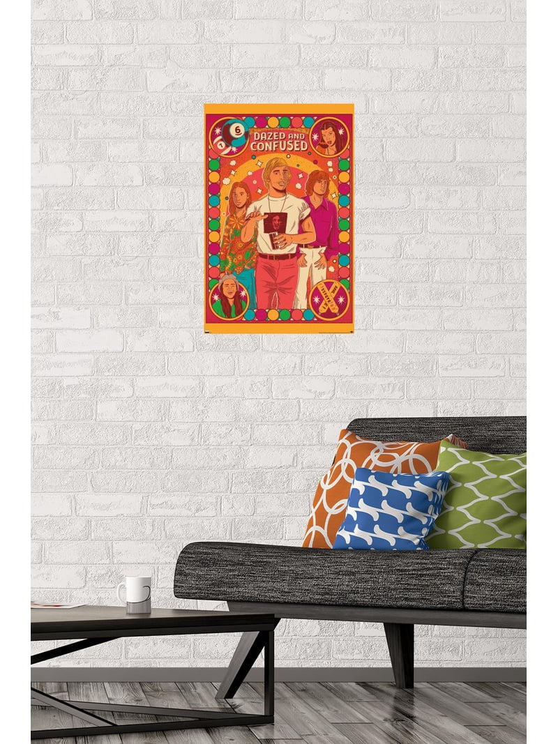 Dazed and Confused - Colorful Group Wall Poster, 14.725