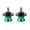Green, variant on Xirurus 8mm Motorcycle CNC Rear Stand Swing Arm Spool Sliders Stand Bobbins 2Pcs (Silver) Premium Billet Aluminum Universal Fit for 0.3 inches / 3.2 cm Mounts Stable Support