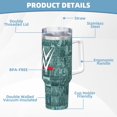 thumbnail image 4 of W-W-E Tumbler, 40oz Ice Bully Tumbler with Handle and Straw, Large Capacity Vacuum Insulated Cup, Stainless Steel Travel Mug for Hot and Cold Drinks, 4 of 9