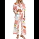 thumbnail image 1 of Conjunto de 2 Piezas de Chándal de Verano para Playa con Camisa de Corta y Botones para Mujer, Top Estampado, Pantalones Cortos de Descanso Flores de Frutos Blancos XL, 1 of 10