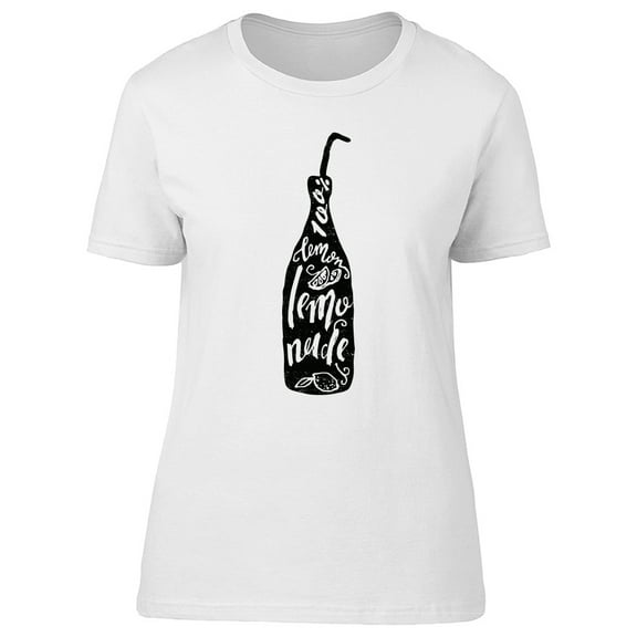 Cool Grunge Lemonade Jar Sketch Tee Women's -Image by Shutterstock
