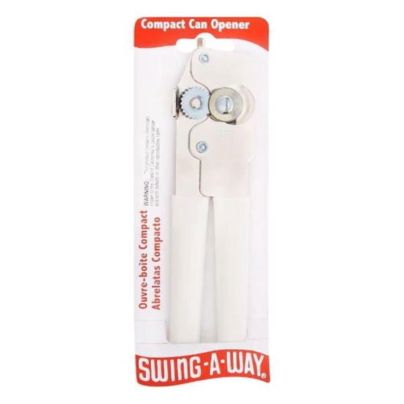 Swing-A-Way Compact Can Opener - White, White