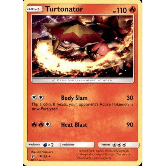 Pokemon Guardians Rising Turtonator #17