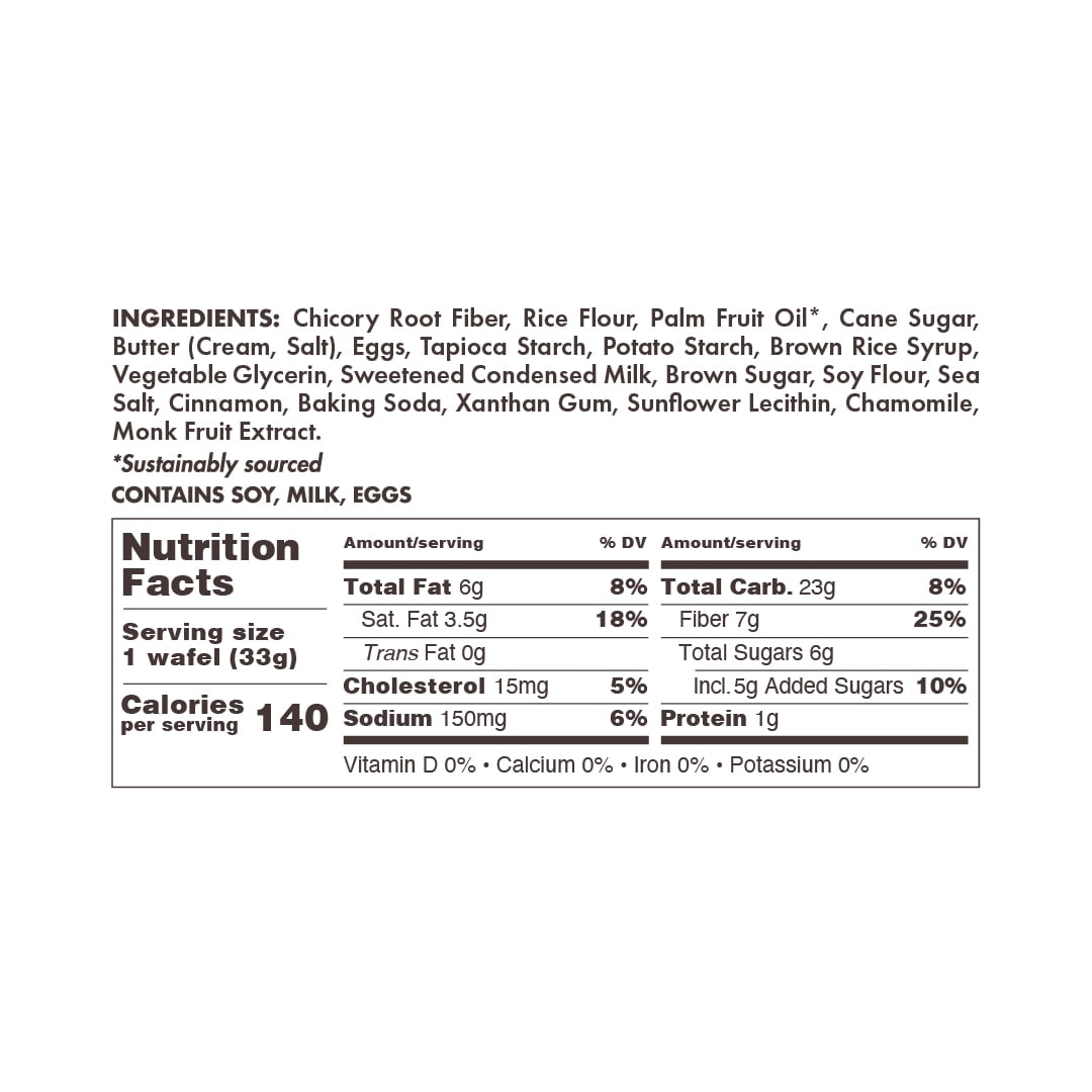 Rip Van Gluten-Free Snickerdoodle Stroopwafels, Low Sugar, Non-GMO, 12 Count