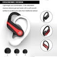 thumbnail image 3 of 2024, auriculares inalámbricos, auriculares deportivos Bluetooth, batería de larga duración, 10 horas de reproducción única, auriculares supraaurales, auriculares inalámbricos esté, 3 of 4