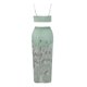 thumbnail image 5 of Gibobby Bañador de Bikini Conjunto de traje de baño con estampado sexy dividido para mujer(Verde de menta,G), 5 of 5