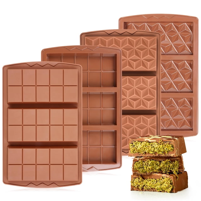 Molde para barras de chocolate KASHME Deep Dubai con 10 Snap + Pyramid