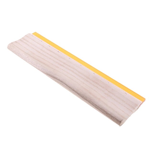 15cm - 38cm Screen Printing Press Squeegee Wood Handle Rubber 38cm 70 degree