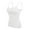 508_White, variant on Dyfzdhu Tank Top with Built in Bra for Women 1 Pack Training Bras Teens Girls Cotton Undershirt Adjustable Spaghetti Strap Camisole Tops Summer