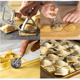 thumbnail image 3 of Ensemble de 9 Emporte-Pièces pour Ravioli, Fabricant de Tampons pour Ravioli avec Manche en Bois pour Ravioli, Pâtes, Lasagnes, Raviolis, Pierogi, 3 of 5