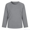 thumbnail image 2 of Fozruso Long Sleeve Breathable Mesh Raglan Tee for Boys Lightweight Kids Top for Daily Wear Play, 2 of 6