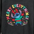thumbnail image 3 of Lilo & Stitch - Merry Everything - Women's Lightweight French Terry Long Sleeve Shirt, 3 of 5