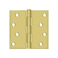 thumbnail image 3 of Deltana S44U4-R 4" x 4" Square Hinge; Satin Brass Finish, 3 of 3