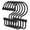 Black, variant on Bathway Black Shower Curtain Hooks, 12PCS Minimalist Simple Double Shower Curtain Rings, Rust-Resistant Metal Shower Hooks Shower Curtain Hangers, Shower Rings for Bathroom Shower Rods Curtains
