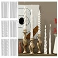 thumbnail image 4 of Geemin Spirals Silicone Moulds Twisted Rod Resins Candle Molds DIY Candle Making Molds, 4 of 11