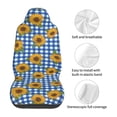 thumbnail image 5 of Xecao Sunflowers Print Car Seat Cover in That Fits Most Cars, Vans, SUVs, and Trucks., 5 of 7