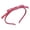Hot Pink, variant on Sky Blue Bow Headband For Girls - Lightweight Elegant Hair Accessory For Wedding Flower Girl, Bridal Party Special Occasion - Fashionable Comfortable Sky Blue Headpiece For Girls,
