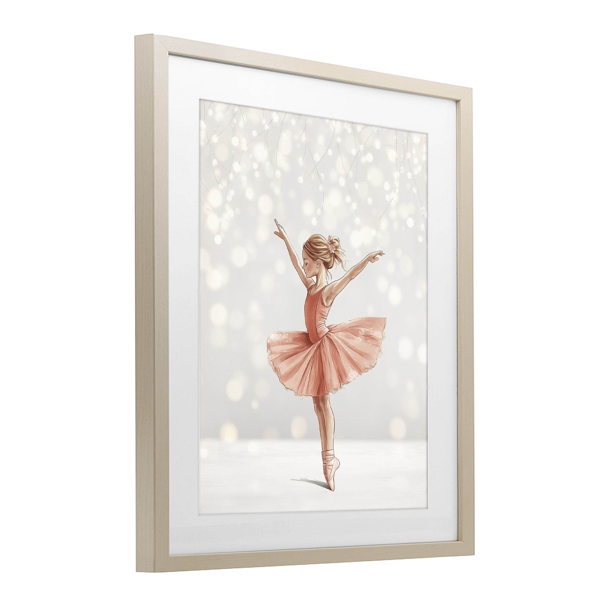 Stupell Industries Dancer In The Light Birch Framed Print Under Glass, design by Christine Simpson Art