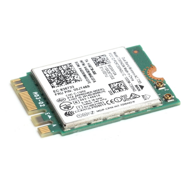 Módulo Wifi de doble banda, tarjeta de red inalámbrica Tarjeta de red inalámbrica de doble banda Módulo de tarjeta de red durabilidad extendida