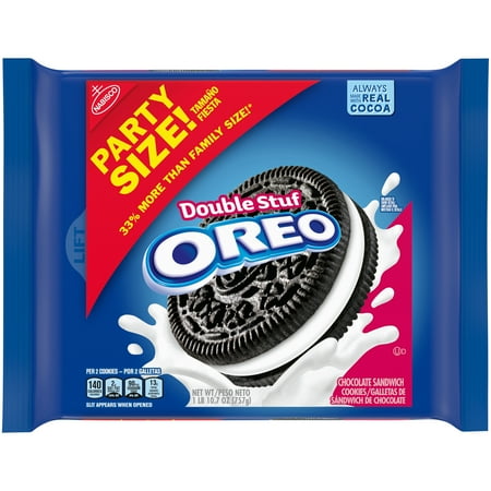 Nabisco Oreo Double Stuf Sandwich Cookies Party Size, 26.7 Oz.
