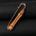 thumbnail image 5 of 2pcs Ornate Bamboo Brooch Women Classic Pin Brooch Jewelry Metal Pattern Decoration, 5 of 5