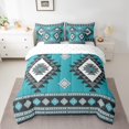 thumbnail image 2 of Erosebridal Boho Aztec Bedding Sets King Size, Retro Geometry Comforter Sets with Sheets, Tribal Hippie Style Decor, 7pcs, 2 of 5
