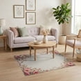 thumbnail image 3 of ODIKA Vintage Pink Border Alfombra Para Cuarto Boho Scattered Pet Friendly & Kids Safe Play for Playroom, Bedroom, Reading Nook, 3 of 7