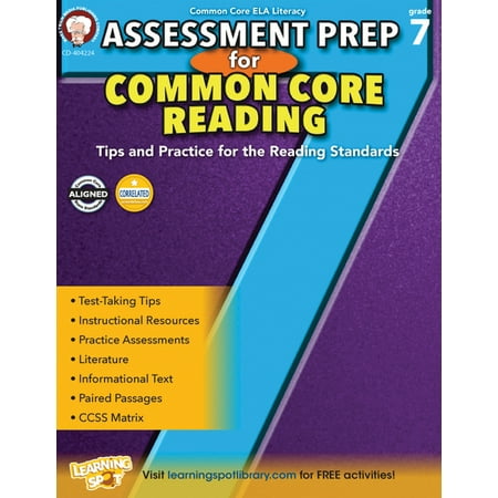 UPC: 9781622235209 | CD-404224 – Assessment Prep for Common Core Reading  Grade 7 by Carson Dellosa