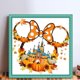 thumbnail image 2 of (5) Hilo Algodón Ecológico Bordado 11CT 3 Hebras Impresión 40*40cm Naranja Mickey Head Castle Kit Serie Película Y Televisión Punto Cruz, 2 of 9