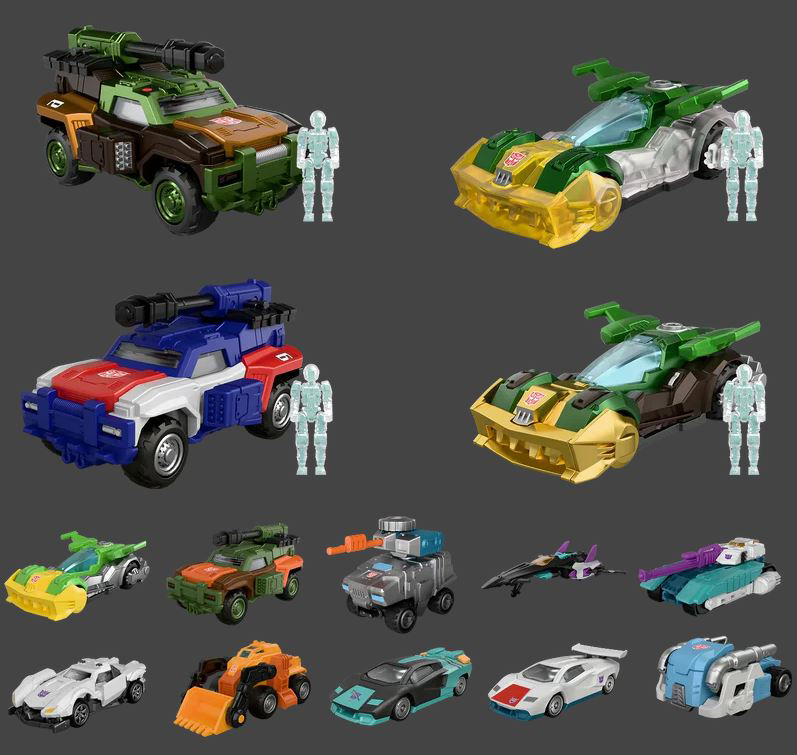 Wheels C02 Wreck 'N Rule Box of 12 Random Model Kits | Transformers | Blokees