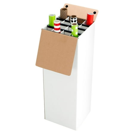 Safco Products Document and Gift Wrap Paper Roll Storage Organizer