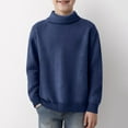thumbnail image 2 of School Uniform Sweater Boys Sweater Kids Fashion Long Sleeve Crewneck Knit Pullover Fall Winter Clothes 5-14 Years Sweater for Boys 14-16, 2 of 4
