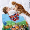 thumbnail image 2 of Timmy Time anti-pilling, suave, ligera, esponjosa y acogedora de lujo para hogar y cocina – Perfecta para niños y adultos,120X80cm, 2 of 6