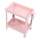 thumbnail image 1 of Estantería De Almacenamiento, Organizador De Suelo De De Plástico De Varios Niveles, Rosa, Ideal Para , Cocina, Sala De Estar, 1 of 7