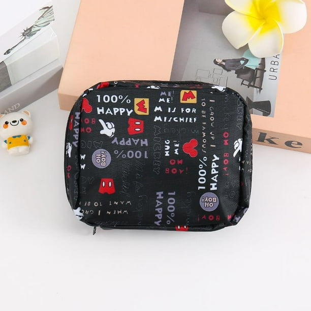 Sanrio Hellokitty-Bolsa de almacenamiento de toallas sanitarias para niñas, organizador portátil de cosméticos de gran capacidad, impermeable, Cinnamoroll Melody LIUWENJING unisex