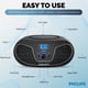 thumbnail image 5 of Reproductor de CD Philips Boombox TAZ3300 con Bluetooth y Radio FM, 5 of 8