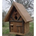 thumbnail image 4 of Forest Lodge Bird House, 16", Nesting Box, Bird Houses by Mark, Made in USA, 4 of 6