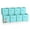 Aqua Blue, variant on Sorbus 13 Inch Collapsible Fabric Storage Cubes, 8 Foldable Baskets for Organizing for Closet, Shelves, Clothes, Toys, Books, Grey