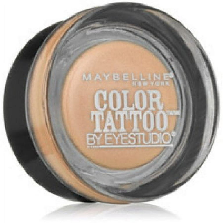 Maybelline Eyestudio ColorTattoo Metal 24HR Cream Gel Eye Shadow, Barely  Branded