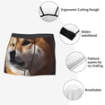 thumbnail image 3 of Yiaed Regal Shiba Inu Print Men's Soft Cotton Boxer Shorts Breathable Boxers Underwear Moisture-Wicking Underwear Stretch Boxer Briefs for Man-Medium, 3 of 5