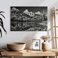 thumbnail image 3 of Elephant Stock Scenic Grand Teton Wall Art - Horizontal Canvas Wall Art - Living Room Wall Decor - Nature Canvas - Black And Gray Decor By Gordon Semmens - 24" x 16", 3 of 8