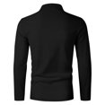 thumbnail image 6 of Kezqiaxn Mens Golf Shirt Fashion Lightweight Long Sleeve Button Down Shirts Fall Collared Pullover Casual Tops, 6 of 6