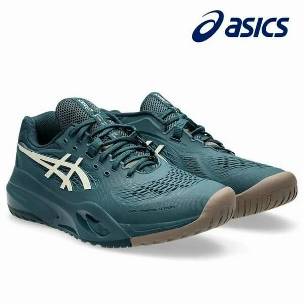 Asics Tennis Shoes GEL-RESOLUTION X WIDE Saxon Green/Birch 1041A487.300 3E 2025