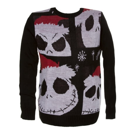 Mens Jack Skellington Christmas Sweater
