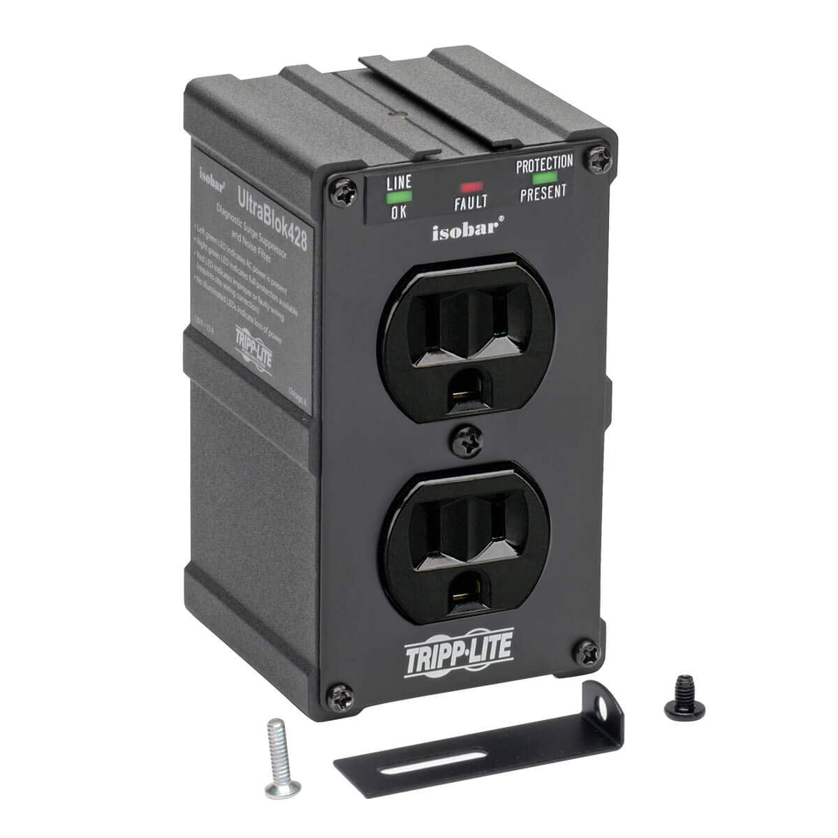 Tripp Lite Isobar Surge Protector Power Strip, Lifetime Limited Warranty Black