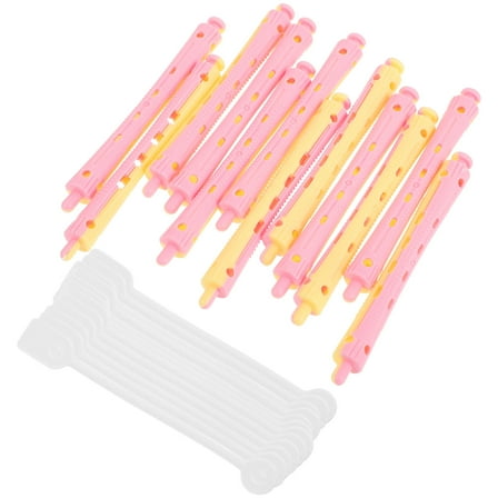 LEDMOMO 12pcs Cold Perm Rods for Women Assorted Color Hair Curling Tools