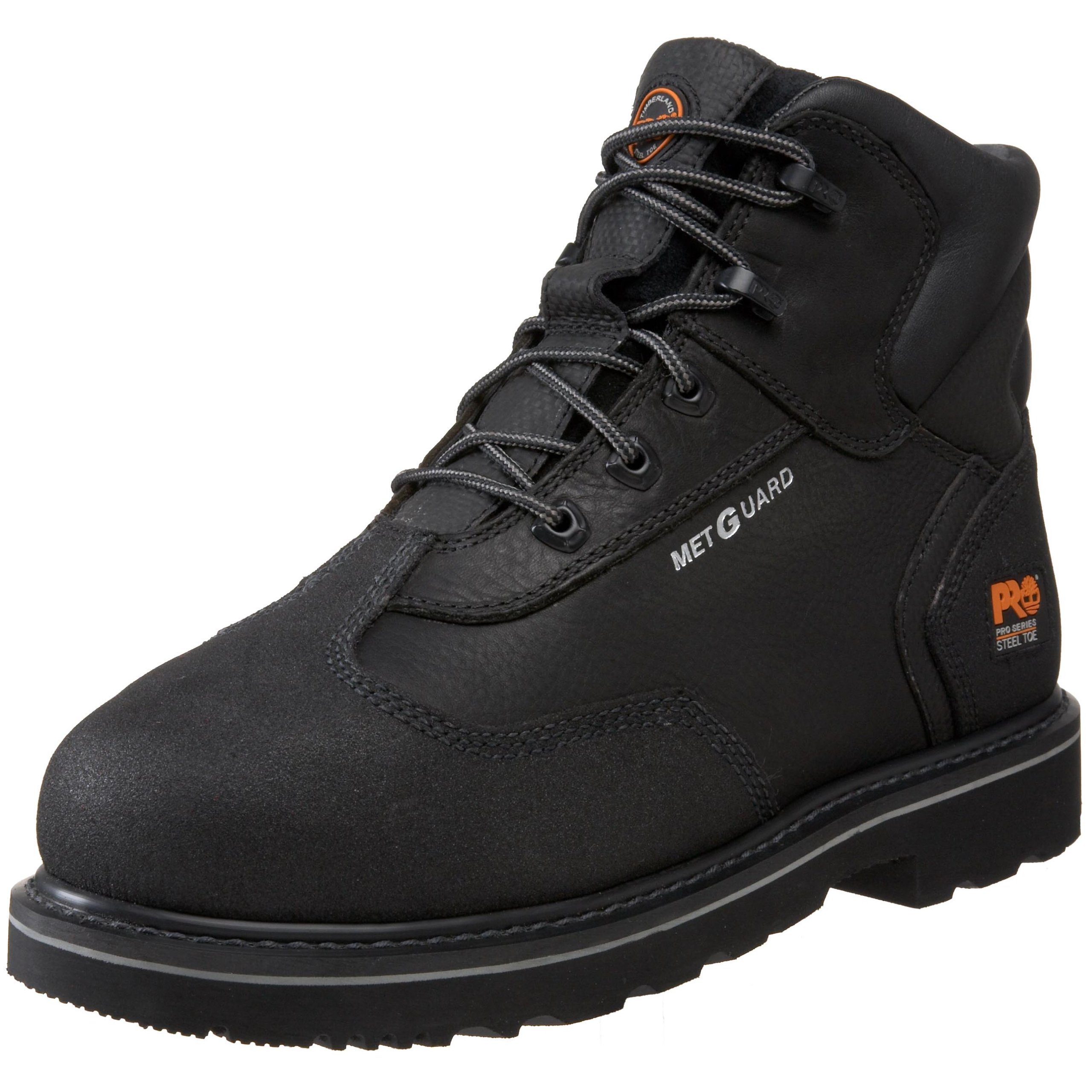 timberland work boots black