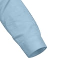 thumbnail image 5 of JUUYY Men's Button Down Hooded Shirts Relaxed Fit Solid Color Lightweight Long Sleeve Drawstring Casual Stylish Shirt Top with Pocket Sky Blue S, 5 of 9