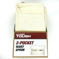 thumbnail image 6 of (4 pack) Hyper Tough Cotton Canvas, 2 Pocket Apron, Working, off-White, Outdoor Activity, Unisex, HT-2003, 6 of 6