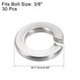 thumbnail image 2 of Unique Bargains 3/8-Inch 304 Stainless Steel Spring Lock Washer Split Lock Washer 30 Pack, 2 of 4